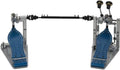 DW Hardware - Machined Chain Drive Double Bass Drum Pedal, Blue