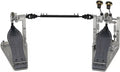 DW Hardware - MCD Machined Chain Drive Double Bass Drum Pedal With Extended Footboard - Polished