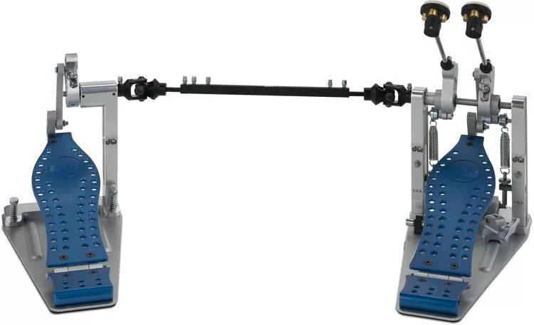 DW Hardware - Machined Direct Drive Double Bass Drum Pedal, Blue