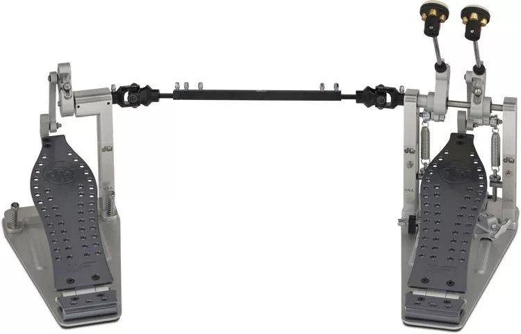DW Hardware - MDD Machined Direct Drive Double Bass Drum Pedal with Extended Footboard - Polished