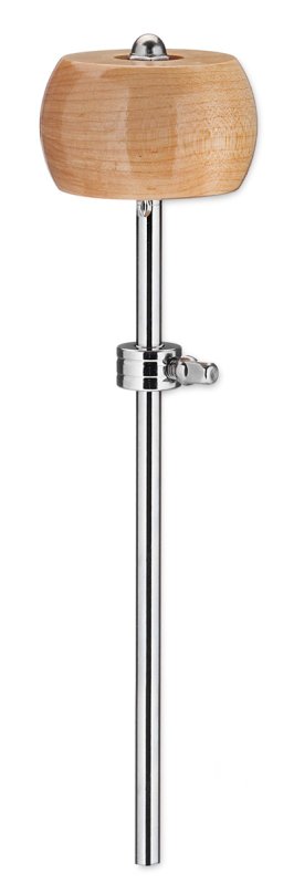 DW Hardware - Solid Maple Wood Bass Drum Beater With Shaft Weight