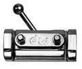 DW Hardware - Three Position Butt Plate, Chrome