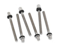 DW Hardware - True-pitch Stainless Steel Tension Rod 2.37-inch For 5.5-6.5-inch + Snare (6-Pack)
