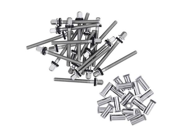 DW Hardware - True-pitch 50 Rods For 5-inch Depth Snares With Receivers (20-pack)