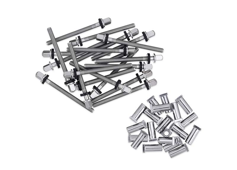 DW Hardware - True-pitch 50 Rods For 5.5-inch Depth Snares With Receivers (20-pack)