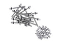 DW Hardware - True-pitch 50 Rods For 6-inch Depth Snares With Receivers (20-pack)