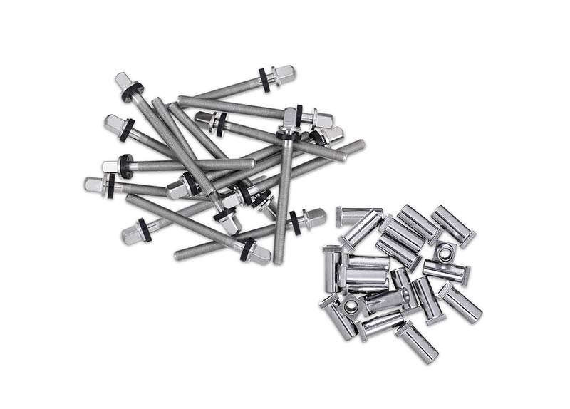 DW Hardware - True-pitch 50 Tom Rods For 14-18 Inch Toms With Receivers (16-pack)