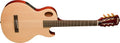 Washburn - Nylon-string Acoustic-electric Guitar with Mahogany Back/Sides, Solid Spruce Top - Natural