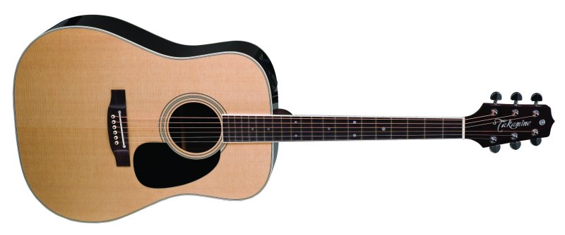 Takamine - Pro Series Glenn Frey Dreadnought Acoustic Electric Guitar, Natural with Case