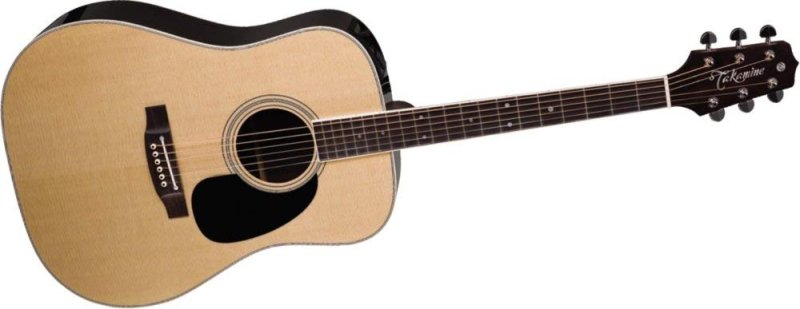Takamine - Pro Series Glenn Frey Dreadnought Acoustic Electric Guitar, Natural with Case