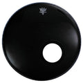 Remo - 22-Inch Encore Ebony Bass Drum Resonator Drum Head with Sound Hole