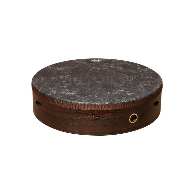 Remo - 16" x 4" Bodhran Fiberskyn Head Brown Shell