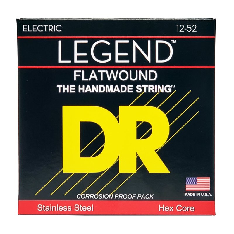 DR Handmade Strings - Legend Electric Guitar Strings, Medium (12-52)