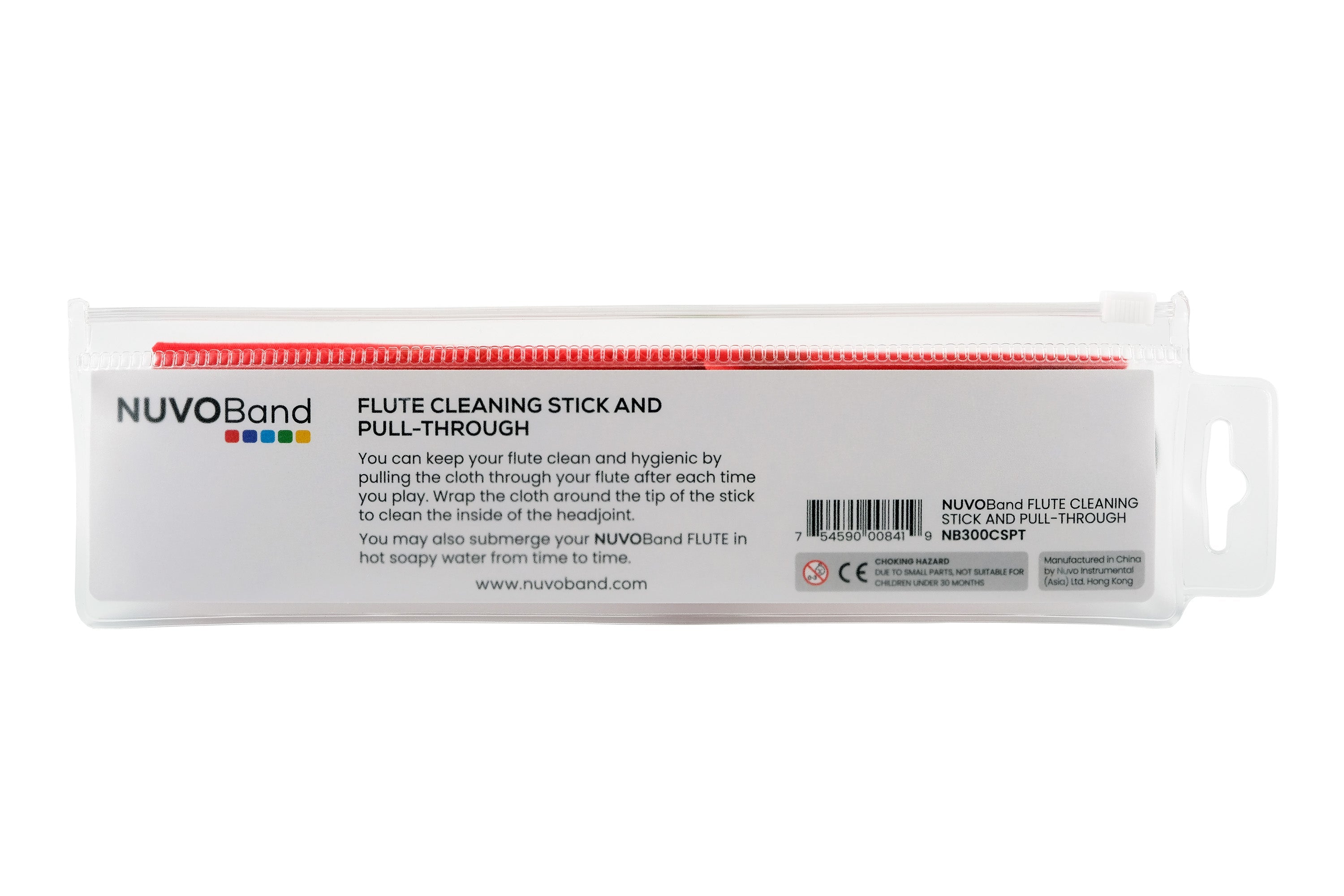NUVOBand Flute Cleaning Stick and Pull-through
