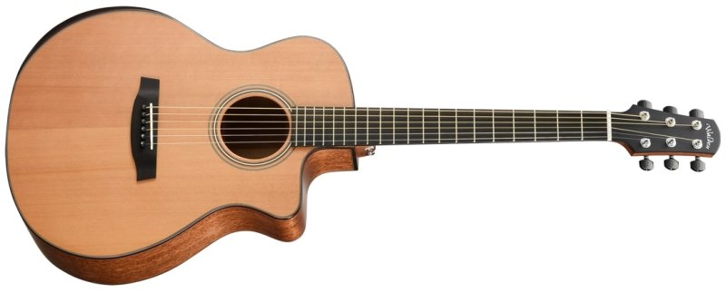 Walden Guitars - Grand Auditorium Cutaway Acoustic / Electric, Satin Natural