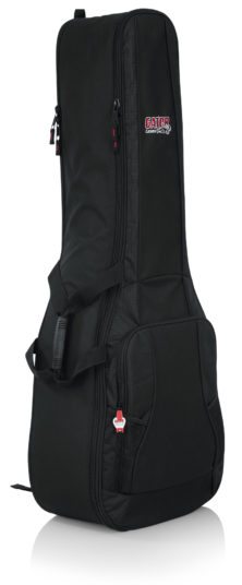 Gator - 4G Series Double Guitar Bag for Acoustic and Electric Guitar with Adjustable Backpack Straps