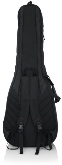 Gator - 4G Series Double Guitar Bag for Acoustic and Electric Guitar with Adjustable Backpack Straps