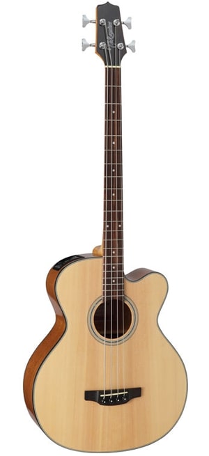 Takamine - G Series Acoustic Electric Bass Guitar, Venetian Cutaway, Natural