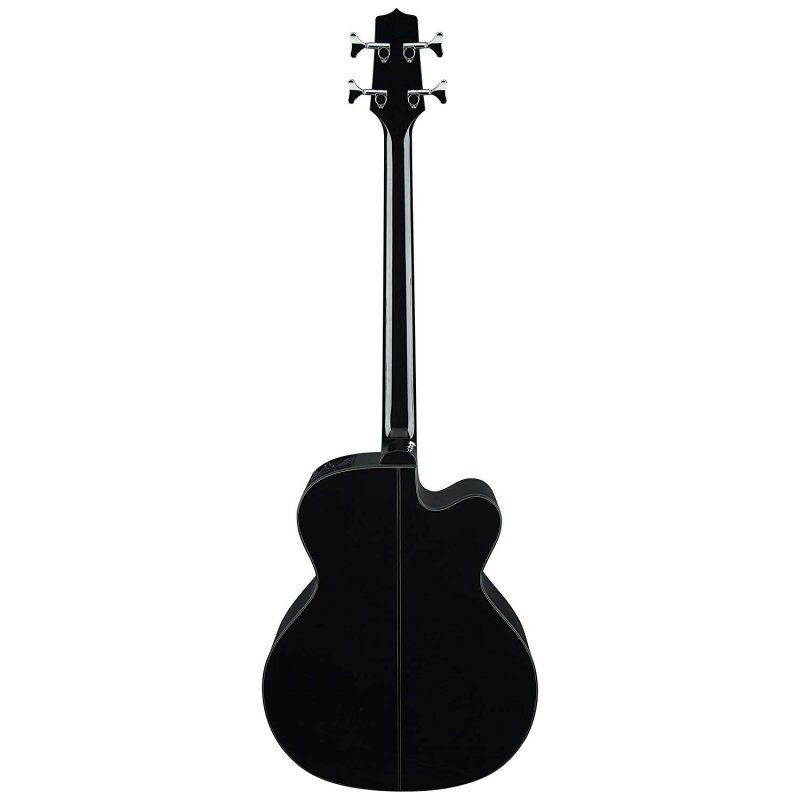 Takamine - 4-String Acoustic-Electric Bass Guitar Left-Handed Acoustic Bass, Black