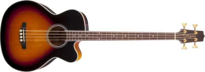 Takamine - G Series Acoustic Electric Bass Guitar, Black Sunburst