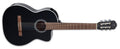 Takamine - Spruce Top Mahogany Neck Acoustic / Electric Guitar, Gloss Black