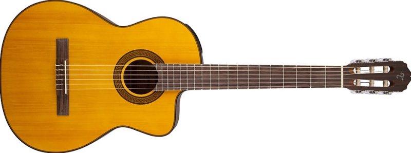 Takamine - G Series Acoustic-Electric Classical Cutaway Guitar, Natural