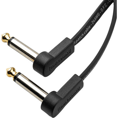 Gator - 3" Composer Flat Patch Cable with Right-Angle 1/4" Male Connectors (3-Pack)