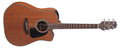 Takamine - All-Mahogany Dreadnought Acoustic-Electric w/ Cutaway