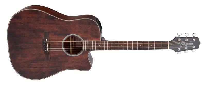 Takamine - G Series Dreadnought Cutaway Acoustic/Electric Guitar, Satin Molasses