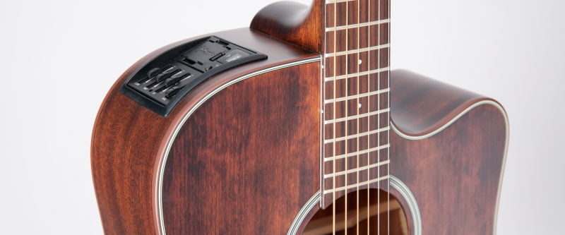 Takamine - G Series Dreadnought Cutaway Acoustic/Electric Guitar, Satin Molasses