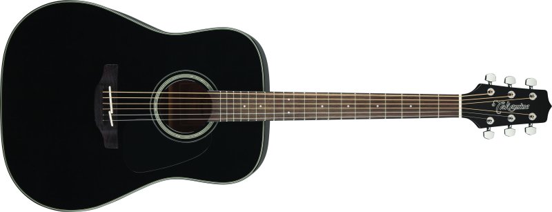 Takamine - Dreadnought Acoustic Guitar, Black