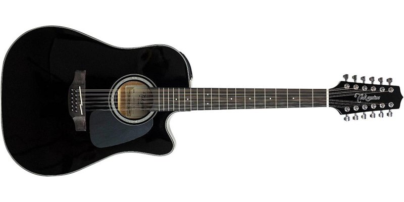 Takamine - Dreadnought Acoustic Guitar, Black