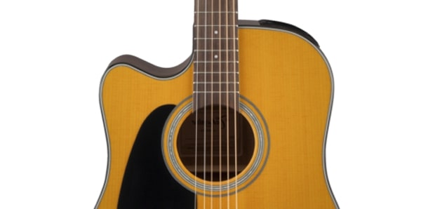 Takamine - Acoustic-Electric Guitar Left-Handed Dreadnought Cutaway, Natural