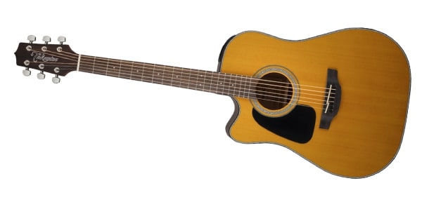Takamine - Acoustic-Electric Guitar Left-Handed Dreadnought Cutaway, Natural