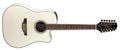 Takamine - G Series 12-String Dreadnought Acoustic / Electric Guitar With Case, Pearl White