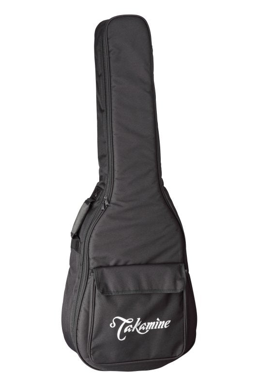 Takamine - G-series Cutaway Dreadnought 12-String Acoustic Guitar With Gig Bag, Black