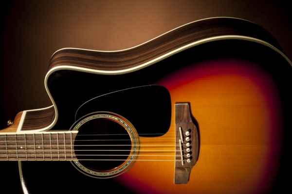 Takamine - Dreadnought Cutaway Acoustic-Electric Guitar, Sunburst