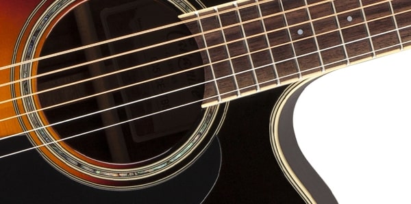 Takamine - Dreadnought Cutaway Acoustic-Electric Guitar, Sunburst