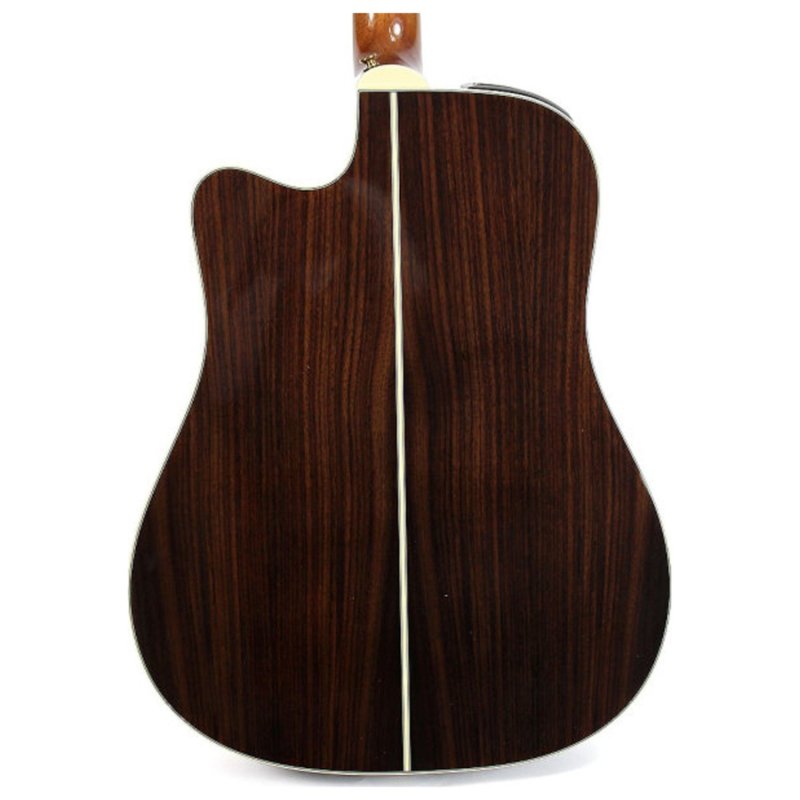 Takamine - Dreadnought Cutaway Acoustic-Electric Guitar, Natural