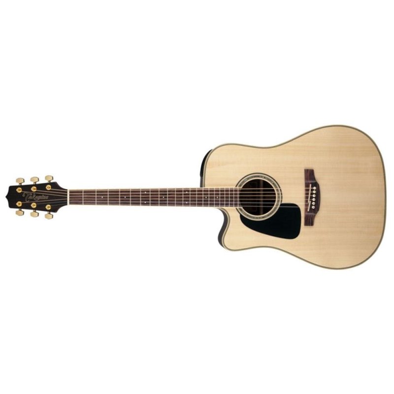 Takamine - Acoustic-Electric Guitar Left-Handed Dreadnought Cutaway, Natural