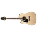 Takamine - Acoustic-Electric Guitar Left-Handed Dreadnought Cutaway, Natural
