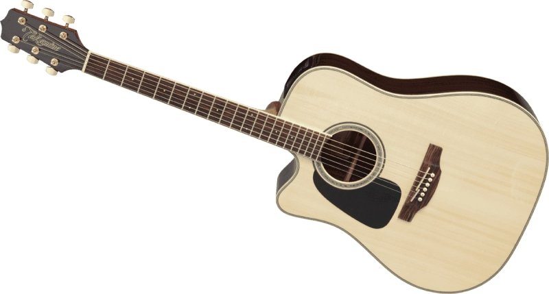 Takamine - Acoustic-Electric Guitar Left-Handed Dreadnought Cutaway, Natural