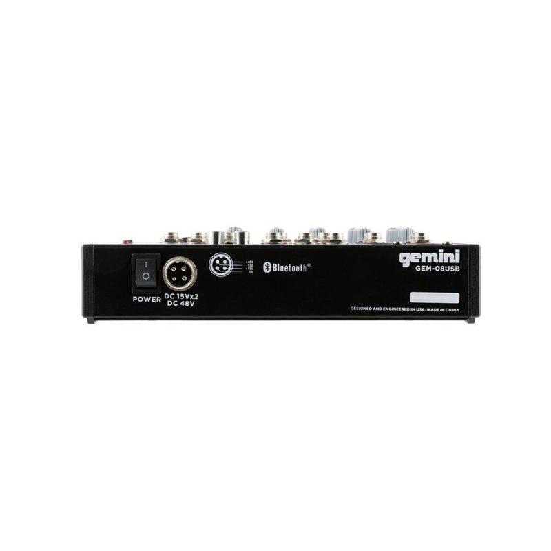 Gemini - Compact 8 Channel Bluetooth Mixer