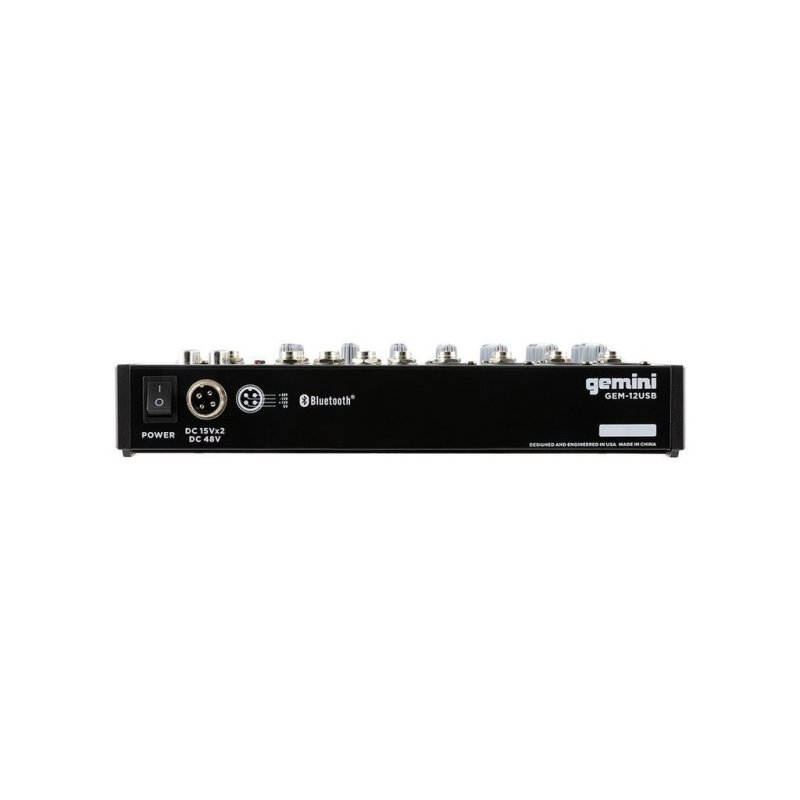 Gemini - Compact 12 Channel Bluetooth Mixer