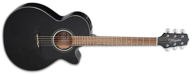 Takamine - FXC Cutaway Acoustic-Electric Guitar, Black