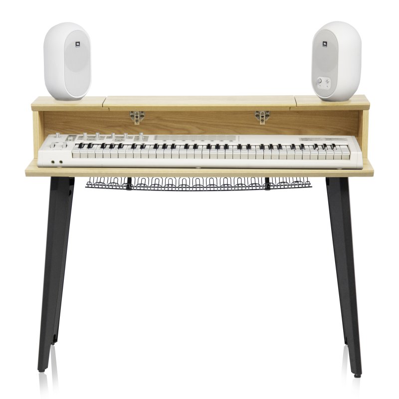 Gator - Elite Series Keyboard Furniture 61 Note, Natural Maple Matte