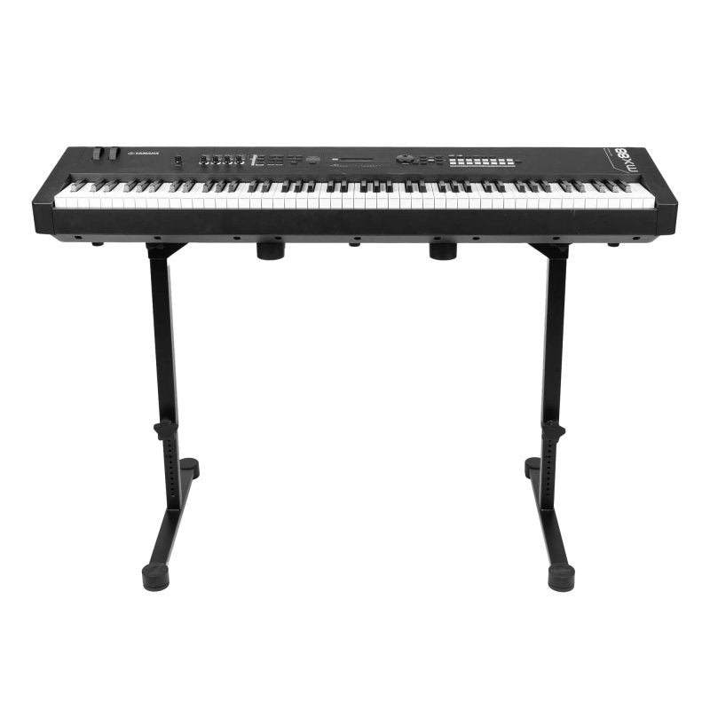 Gator - Collapsible Table Style Keyboard Stand with Carrying Strap, Black
