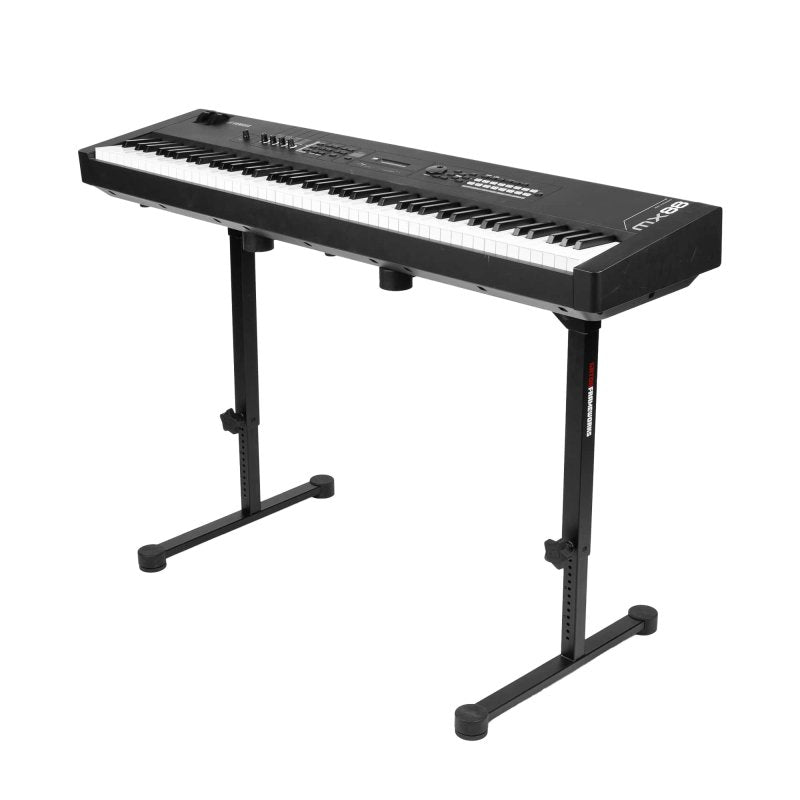 Gator - Collapsible Table Style Keyboard Stand with Carrying Strap, Black