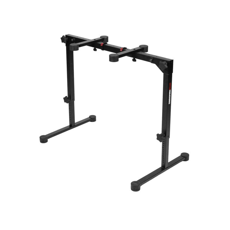 Gator - Collapsible Table Style Keyboard Stand with Carrying Strap, Black