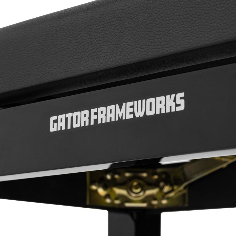 Gator - Deluxe Height Adjustable Piano Bench, Black